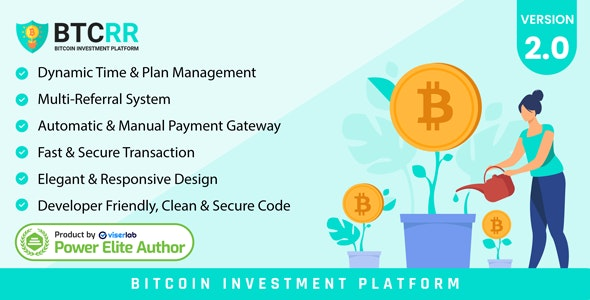 Script PHP - Plataforma de Investimento em Bitcoin